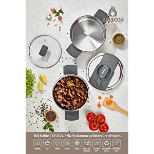 Amboss Enio 4 Parça Matik Düdüklü Set