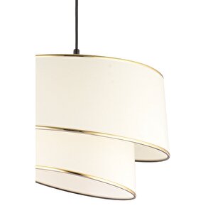 Nisa Luce Star-2 Kat Pasta Avize Beyaz/altın Biyeli