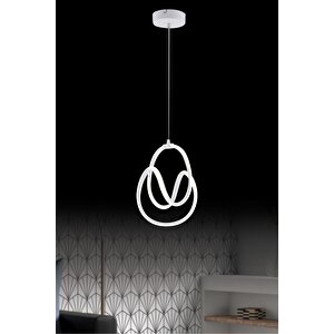 Nisa Luce Circle Led Avize - Sarı / Gün Işığı / Beyaz