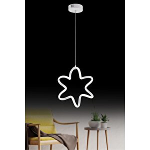 Nisa Luce Yıldız Led Avize - Sarı / Gün Işığı / Beyaz