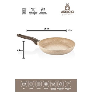 Montana 3 Parça Granit Set (cappucino)