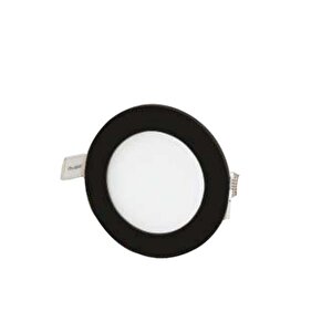 Ct-5125 6w/6400k Sli̇m Led Panel Armatür (si̇yah Kasa-6adet) Beyaz Cata