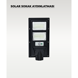 100w Solar Sokak Aydınlatması 6500k (beyaz Işık)