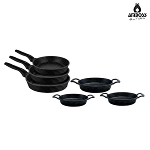 Onix 6 Parça Odin Döküm Tava ve Sahan Seti