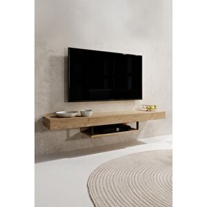 Tv Ünitesi Tv Sehpası Lüks Modern Şık Duvara Askılı Geniş Ünite