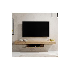 Tv Ünitesi Tv Sehpası Lüks Modern Şık Duvara Askılı Geniş Ünite