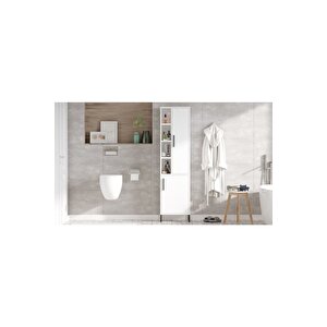 Nantes Çok Amaçlı Dolap Banyo Dolabı Beyaz Nt2-w