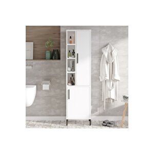 Nantes Çok Amaçlı Dolap Banyo Dolabı Beyaz Nt2-w