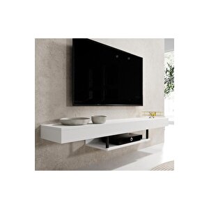 Tv Ünitesi Tv Sehpası Lüks Modern Şık Duvara Askılı Geniş Ünite