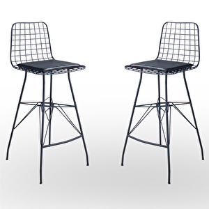 Lina 80x100 Oval Mutfak Yemek Masası 2 Kişilik Çapraz Tel Bar Sandalyesi Cafe Masa Çam