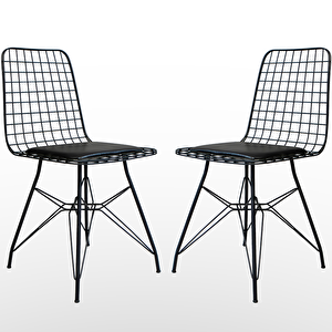 Elis Yemek Masa Sandalye Takımı 2 Kişilik Telli Sandalye Yuvarlak Hasır Masa 80 Cm Beyaz