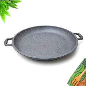 Granit 36 Cm Çok Amaçlı Kızarma Tavası - Sac Kavurma Tavası