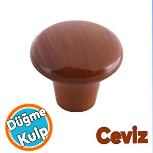 Mobilya Düğme Sert Plastik Ceviz Dolap Mutfak Dolabı Çekmece Dolap Kapak Kulpu Kulbu Kulp