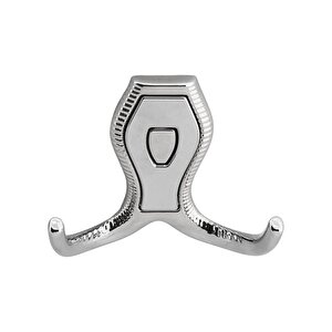 Vestiyer Mobilya Duvar Askısı Metal Dolap Elbise Askılığı Krom - Krom Kapaklı Sağlam Askı
