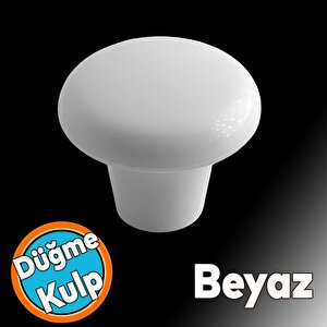 Mobilya Düğme Sert Plastik Beyaz Dolap Mutfak Dolabı Çekmece Dolap Kapak Kulpu Kulbu Kulp