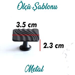 Mobilya Mutfak Dolabı Çekmece Dolap Kulpları Kapak Kulpu Kulb Dalga Düğme Mat Siyah Kulp Metal