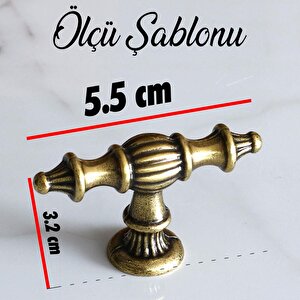 Mobilya Çekmece Mutfak Dolabı Dolap Kulpları Kapak Kulpu Kulb Metal Düğme Antik Sarı Kulp
