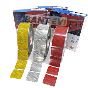 Oralite Vc 104+ Sarı Reflektif Bant 5mt Orafol Kesik Reflektör Şerit Sert Zemin