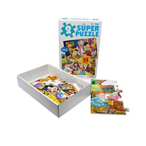 Süper Puzzle Pamuk Prenses Ve Pinokyo
