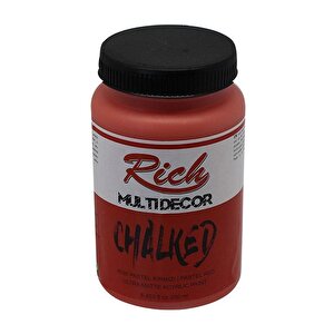 Multi Decor Chalked Akrilik Boya Pastel Kırmızı 250ml