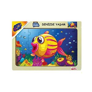 Playwood Ahşap Eğitici Puzzle Denizde Yaşam Ony187