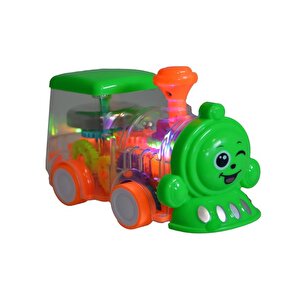 Ctoy Işıklı Sesli Şeffaf Tren Yeşil