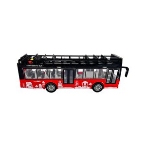 Ctoys Ses Ve Işıklı Oyuncak Şehir Otobüsü A1119-13 Kımızı
