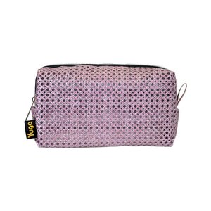Makyaj Çantası Fileli Pembe