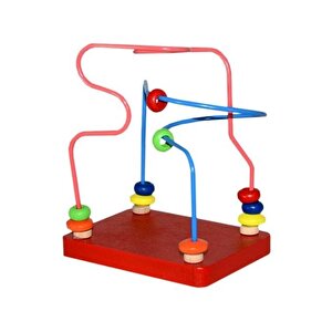 Playwood Mini Boncuklu Ahşap Koordinasyon Oyunu Ony372