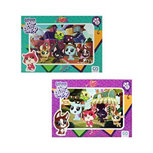 Littlest Pet Shop 35 Parça Frame Puzzle 2li Set