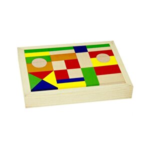 Play Wood Ahşap Eğitici Bloklar Doğal Oyuncak Ony-356