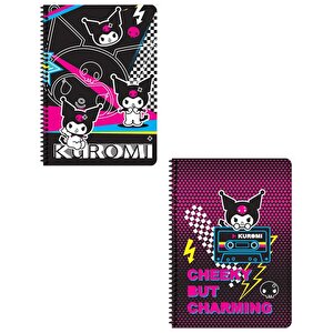 Kuromi A4 80 Yaprak Karton Kapak Defter 2 Li Set 3
