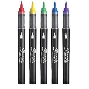 Kreatif Marker Fırça Uçlu 5li Akrilik Kalem Seti 2201182