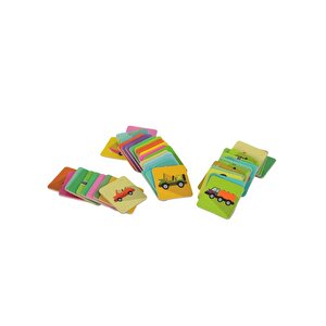 Playwood Ahşap Hafıza Kartları Taşıtlar Ony08