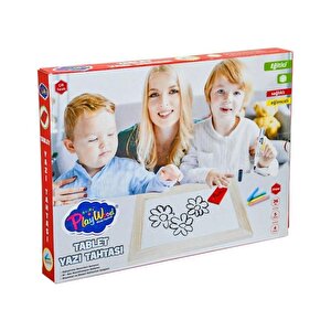 Playwood Ahşap Tablet Yazı Tahtası Ony391