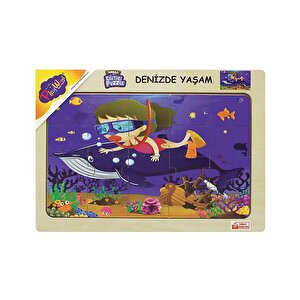 Playwood Ahşap Eğitici Puzzle Denizde Yaşam Ony190