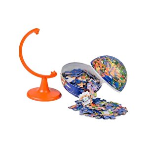 Gürbüz My World Globe Hayvanlı Yer Küre 15 Cm Ve 100 Parça Puzzle