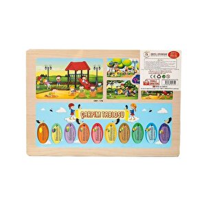Ahşap Eğitici Puzzle Oyun Parkı Ony-178