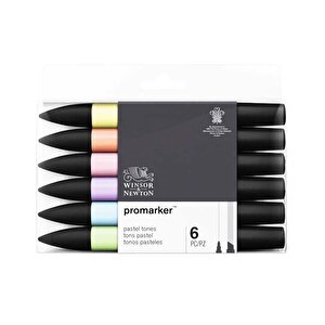 Winsor Newton Promarker 6lı Pastel Tonlar Kalem Seti 1133