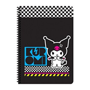 Kuromi A4 80 Yaprak Karton Kapak Defter 2 Li Set 4
