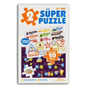 Süper Puzzle Renkler-şekiller Ve Kavramlar 0-6 Yaş Yayınları