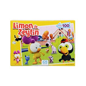 Limon İle Zeytin 100 Parça Çocuk Puzzle 5084