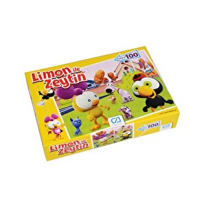 Limon İle Zeytin 100 Parça Çocuk Puzzle 5084