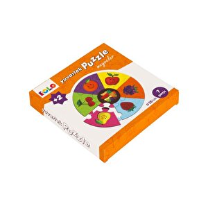 Yuvarlak Puzzle Meyveler Eolo Yayınları