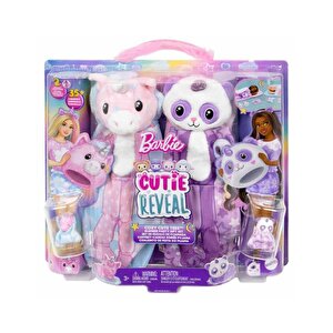 Barbie Cutie Reveal Pijama Partisi Oyun Seti Hry15