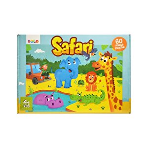 Safari Puzzle 60 Parça (eolo)