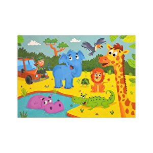 Safari Puzzle 60 Parça (eolo)