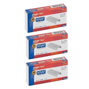 Zımba Teli No 10 1000 Li 3 Lü Set 225g