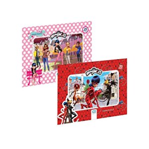 Miraculous 35 Parça Frame Puzzle 2li Set