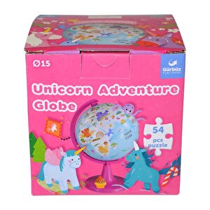 Gürbüz Unicorn Adventure Küre 15 Cm Ve 54 Parça Puzzle
